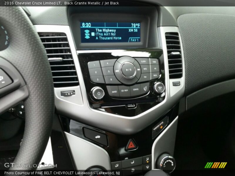 Black Granite Metallic / Jet Black 2016 Chevrolet Cruze Limited LT