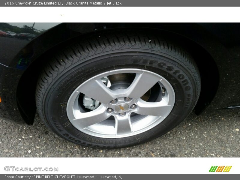 Black Granite Metallic / Jet Black 2016 Chevrolet Cruze Limited LT