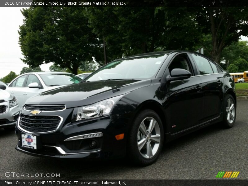 Black Granite Metallic / Jet Black 2016 Chevrolet Cruze Limited LT