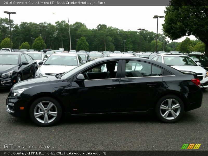 Black Granite Metallic / Jet Black 2016 Chevrolet Cruze Limited LT
