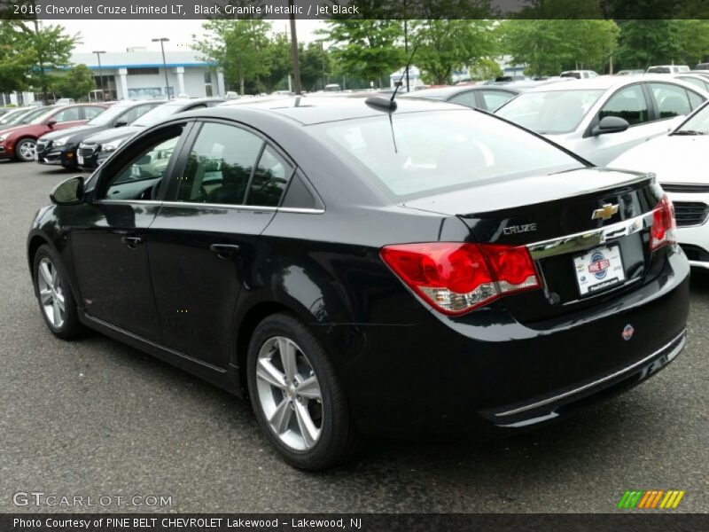 Black Granite Metallic / Jet Black 2016 Chevrolet Cruze Limited LT