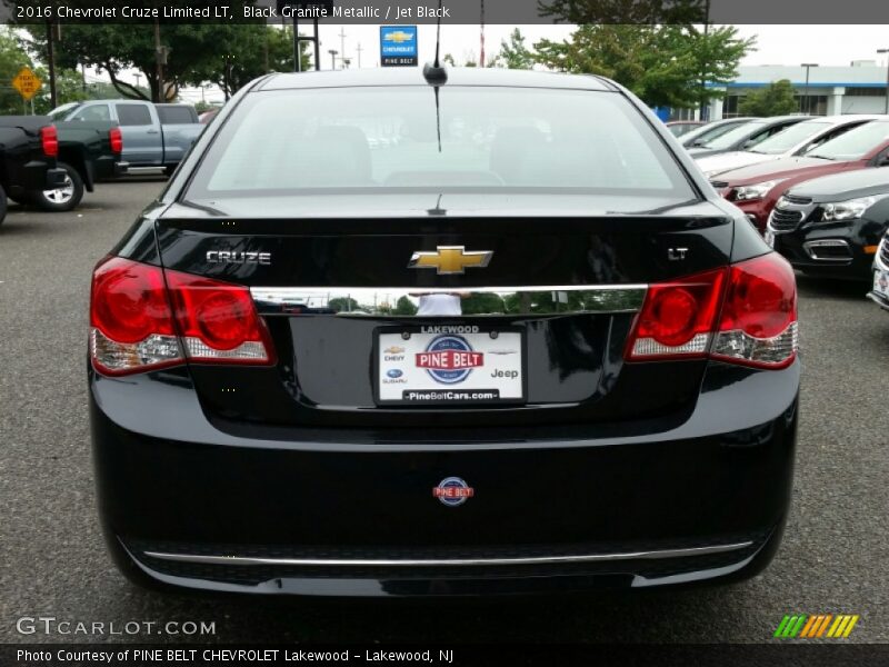 Black Granite Metallic / Jet Black 2016 Chevrolet Cruze Limited LT