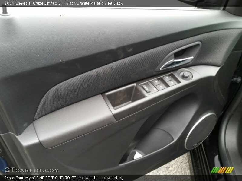 Black Granite Metallic / Jet Black 2016 Chevrolet Cruze Limited LT