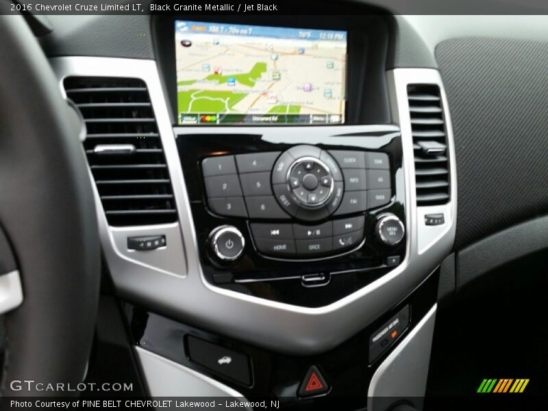 Black Granite Metallic / Jet Black 2016 Chevrolet Cruze Limited LT