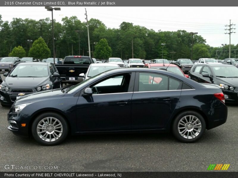 Blue Ray Metallic / Jet Black 2016 Chevrolet Cruze Limited ECO
