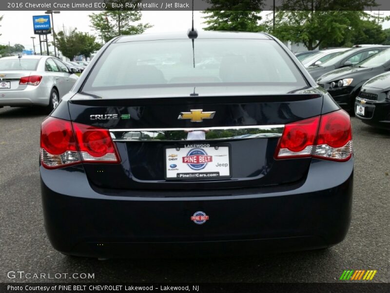 Blue Ray Metallic / Jet Black 2016 Chevrolet Cruze Limited ECO