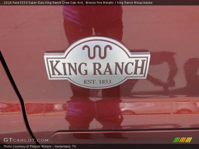  2016 F250 Super Duty King Ranch Crew Cab 4x4 Logo