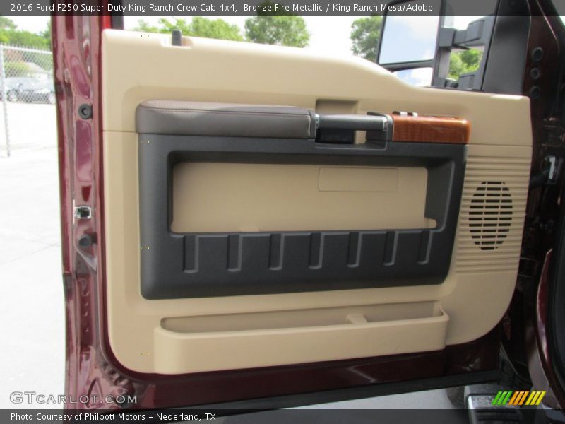 Door Panel of 2016 F250 Super Duty King Ranch Crew Cab 4x4