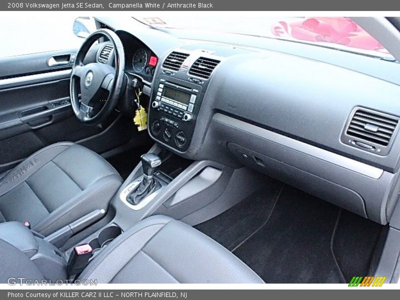 Campanella White / Anthracite Black 2008 Volkswagen Jetta SE Sedan