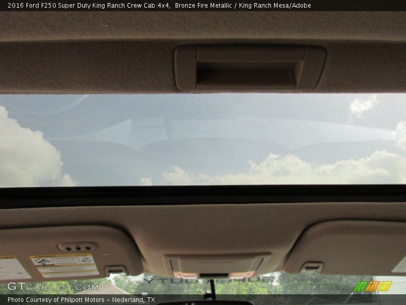 Bronze Fire Metallic / King Ranch Mesa/Adobe 2016 Ford F250 Super Duty King Ranch Crew Cab 4x4