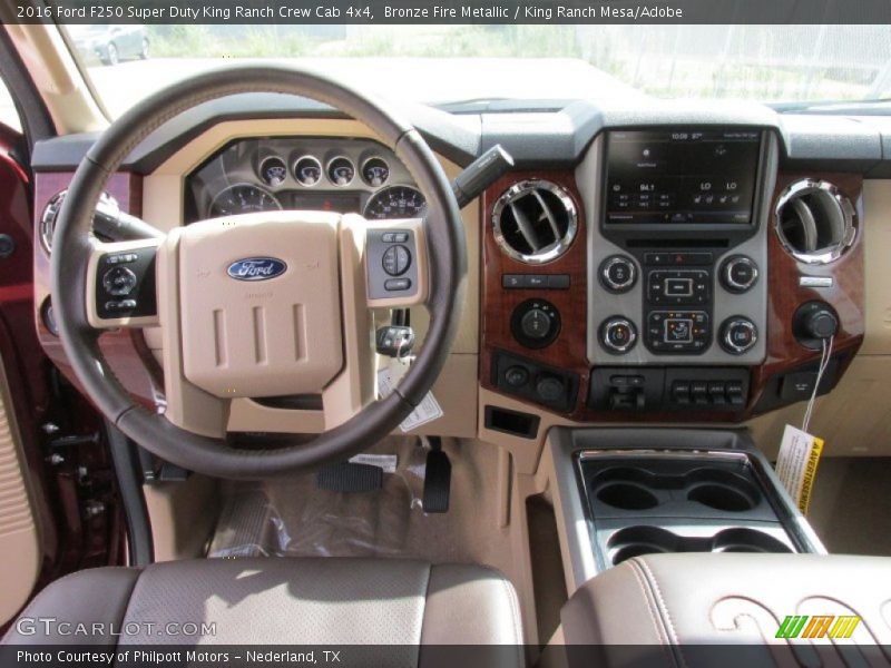 Bronze Fire Metallic / King Ranch Mesa/Adobe 2016 Ford F250 Super Duty King Ranch Crew Cab 4x4