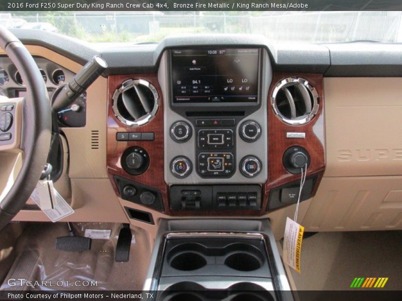 Bronze Fire Metallic / King Ranch Mesa/Adobe 2016 Ford F250 Super Duty King Ranch Crew Cab 4x4
