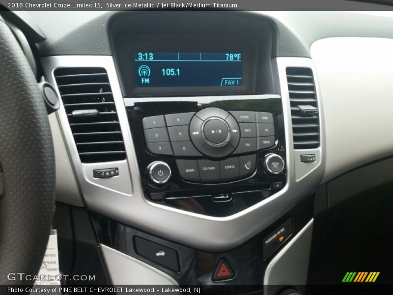 Controls of 2016 Cruze Limited LS