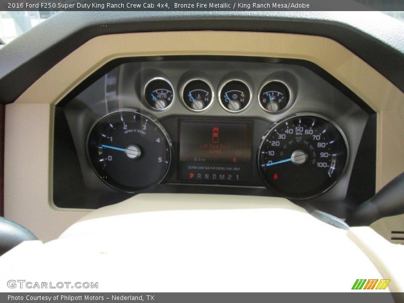 Bronze Fire Metallic / King Ranch Mesa/Adobe 2016 Ford F250 Super Duty King Ranch Crew Cab 4x4