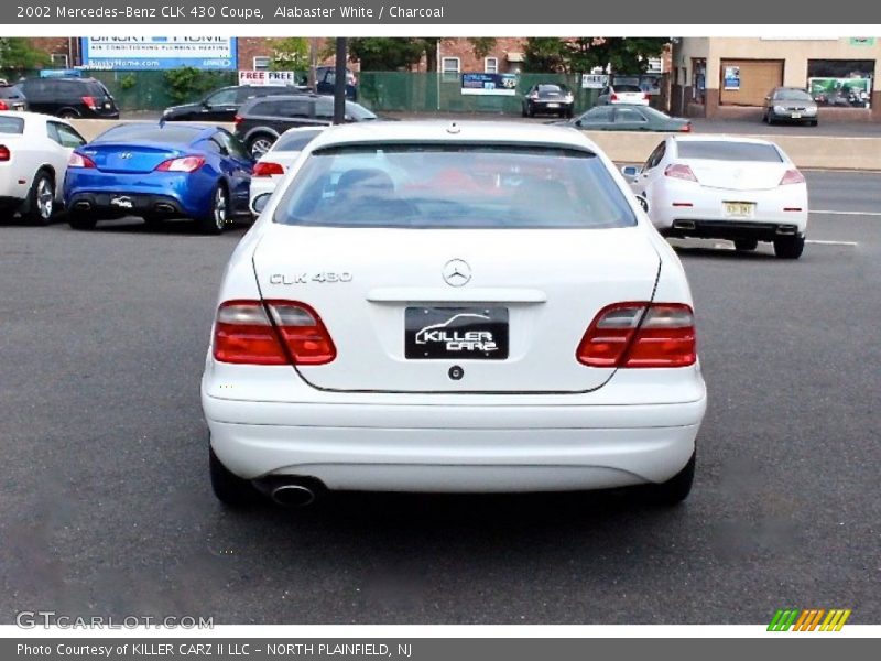 Alabaster White / Charcoal 2002 Mercedes-Benz CLK 430 Coupe