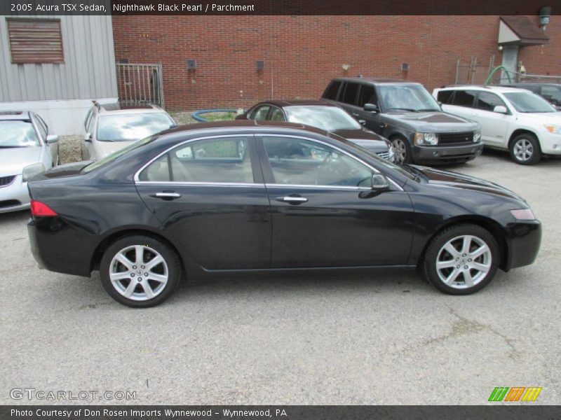 Nighthawk Black Pearl / Parchment 2005 Acura TSX Sedan