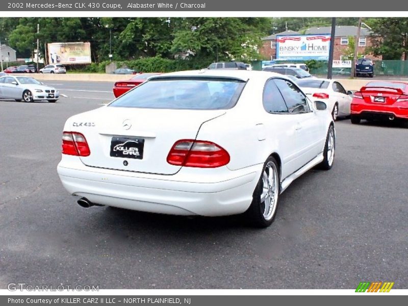 Alabaster White / Charcoal 2002 Mercedes-Benz CLK 430 Coupe