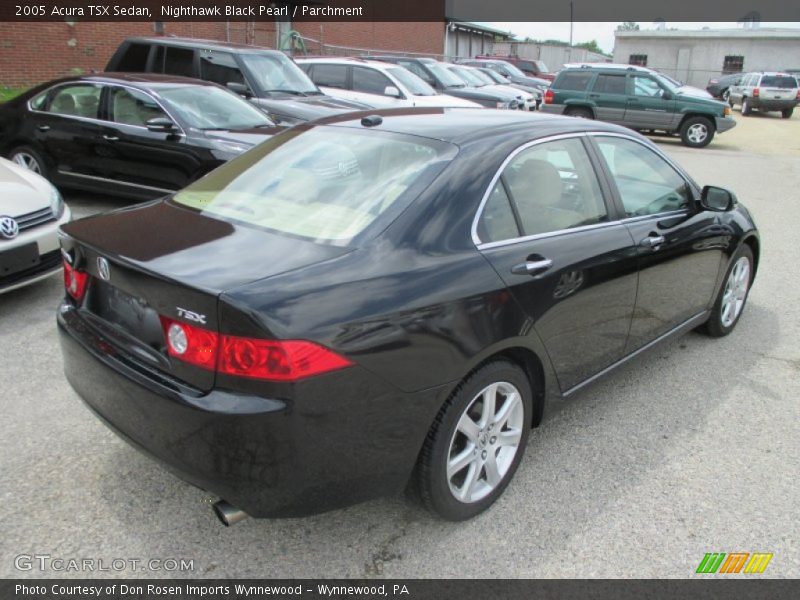 Nighthawk Black Pearl / Parchment 2005 Acura TSX Sedan