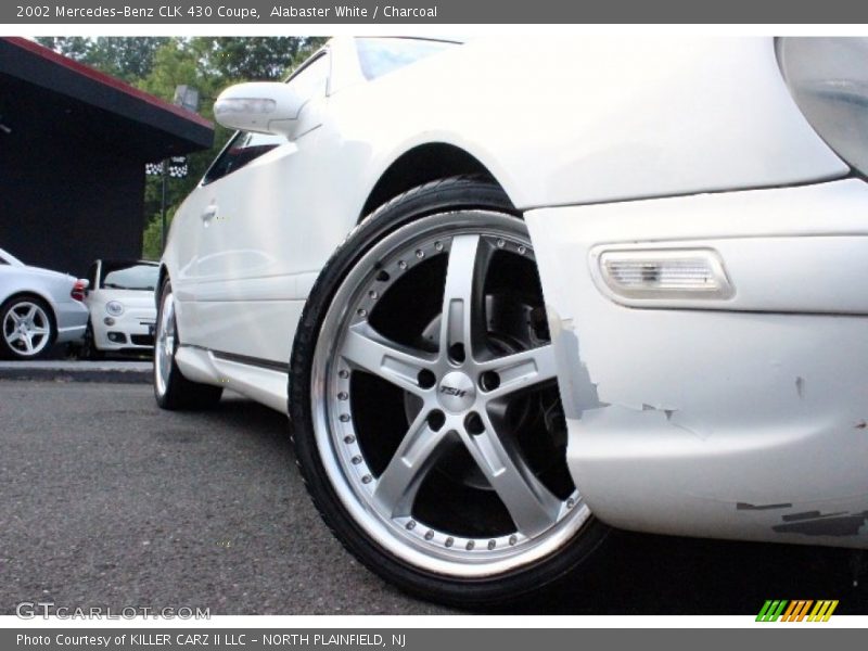 Alabaster White / Charcoal 2002 Mercedes-Benz CLK 430 Coupe