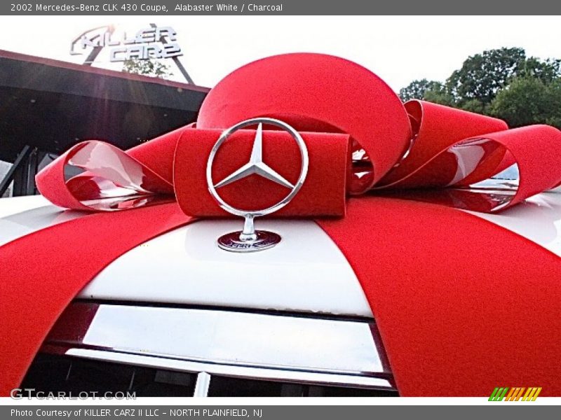 Alabaster White / Charcoal 2002 Mercedes-Benz CLK 430 Coupe