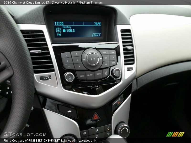 Controls of 2016 Cruze Limited LT