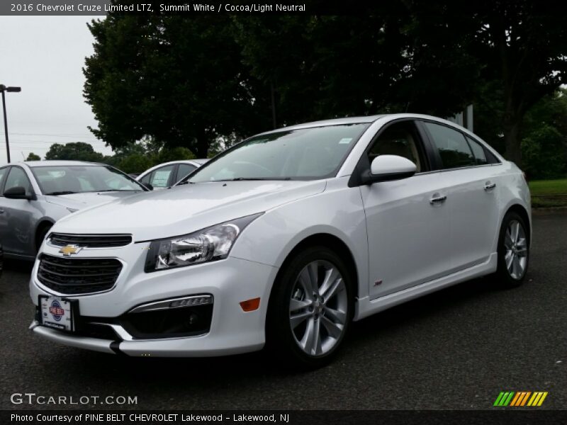 Summit White / Cocoa/Light Neutral 2016 Chevrolet Cruze Limited LTZ