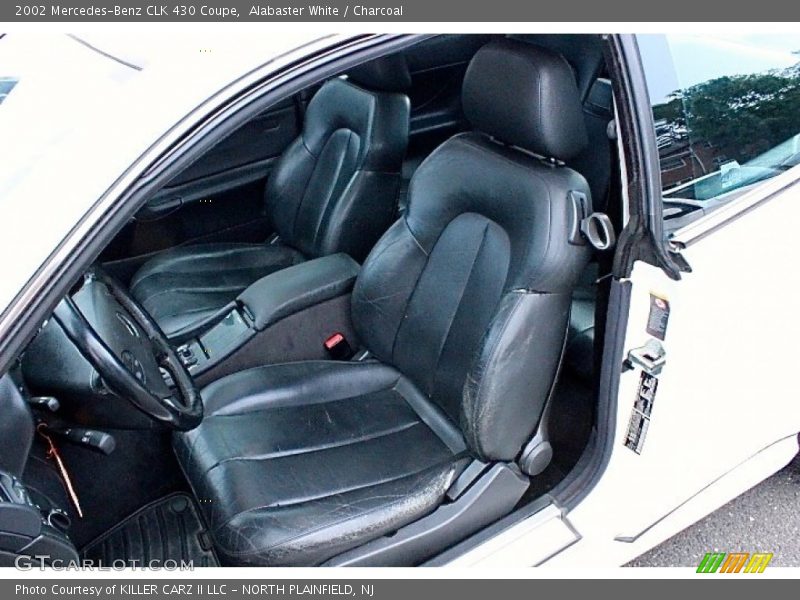 Alabaster White / Charcoal 2002 Mercedes-Benz CLK 430 Coupe