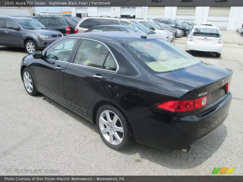 Nighthawk Black Pearl / Parchment 2005 Acura TSX Sedan