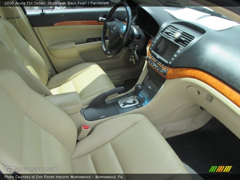 Nighthawk Black Pearl / Parchment 2005 Acura TSX Sedan