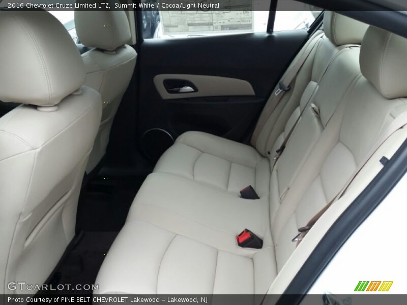 Rear Seat of 2016 Cruze Limited LTZ