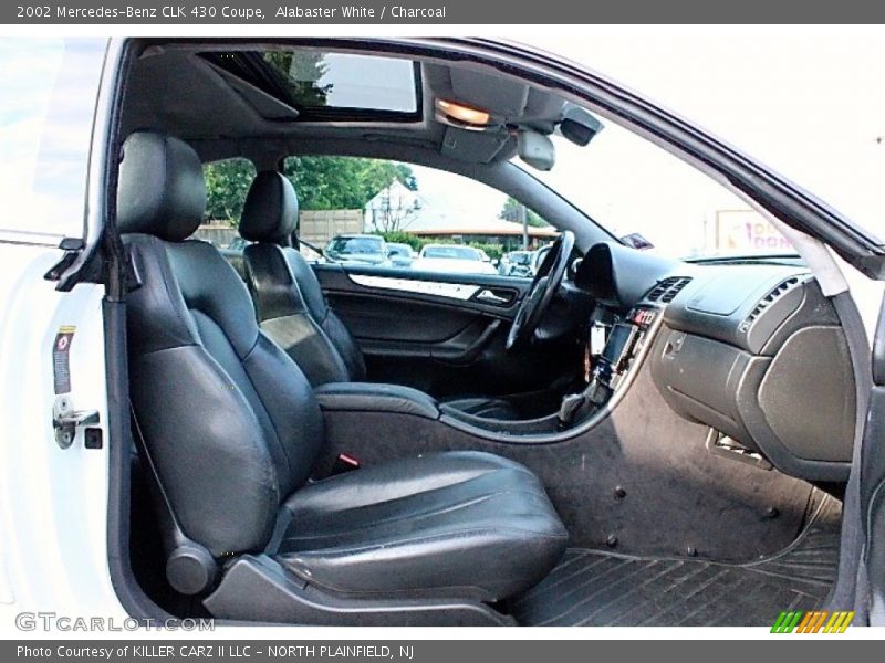 Alabaster White / Charcoal 2002 Mercedes-Benz CLK 430 Coupe