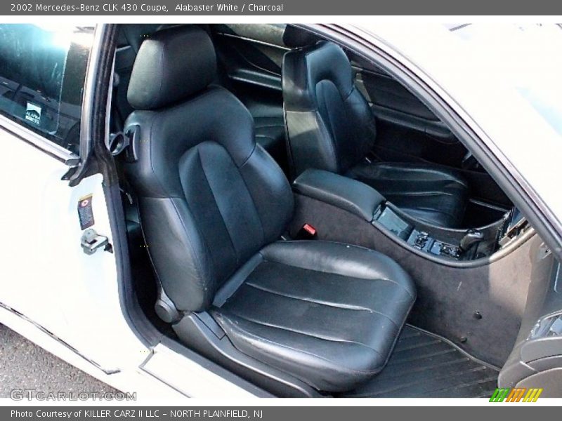 Alabaster White / Charcoal 2002 Mercedes-Benz CLK 430 Coupe