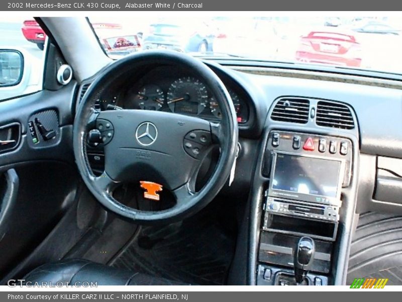 Alabaster White / Charcoal 2002 Mercedes-Benz CLK 430 Coupe