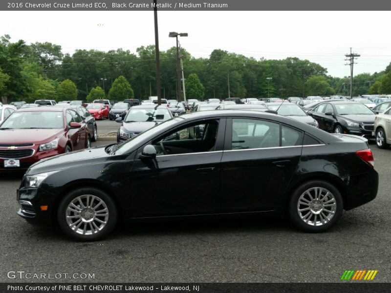 Black Granite Metallic / Medium Titanium 2016 Chevrolet Cruze Limited ECO