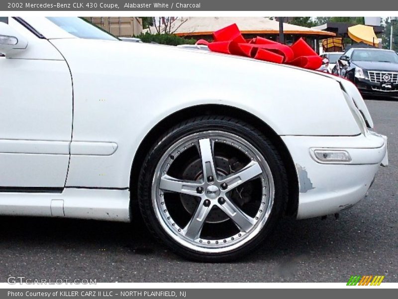 Alabaster White / Charcoal 2002 Mercedes-Benz CLK 430 Coupe