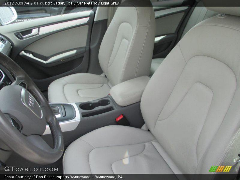  2012 A4 2.0T quattro Sedan Light Gray Interior