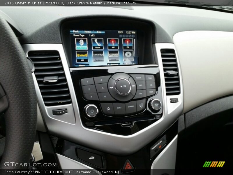 Black Granite Metallic / Medium Titanium 2016 Chevrolet Cruze Limited ECO