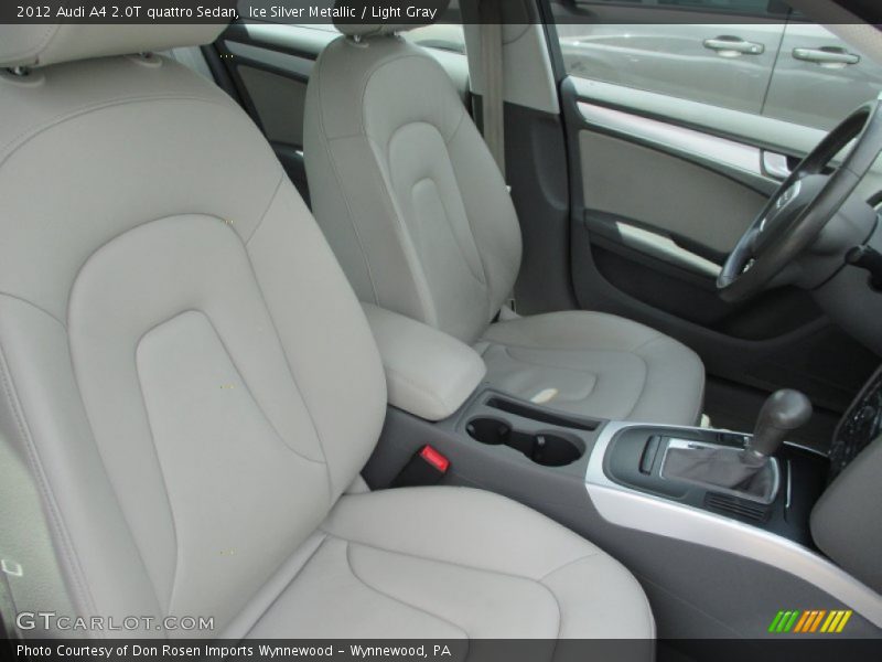 Ice Silver Metallic / Light Gray 2012 Audi A4 2.0T quattro Sedan