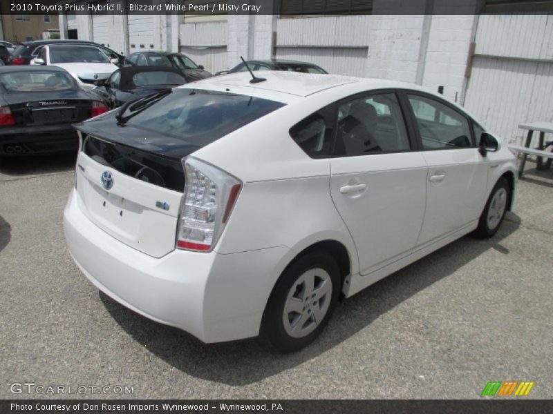 Blizzard White Pearl / Misty Gray 2010 Toyota Prius Hybrid II