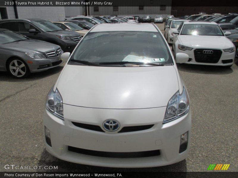 Blizzard White Pearl / Misty Gray 2010 Toyota Prius Hybrid II