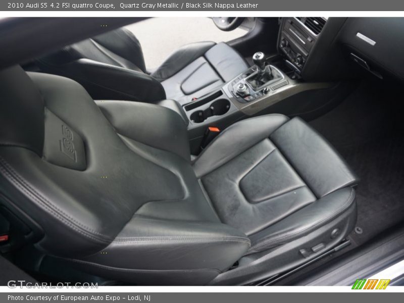 Quartz Gray Metallic / Black Silk Nappa Leather 2010 Audi S5 4.2 FSI quattro Coupe