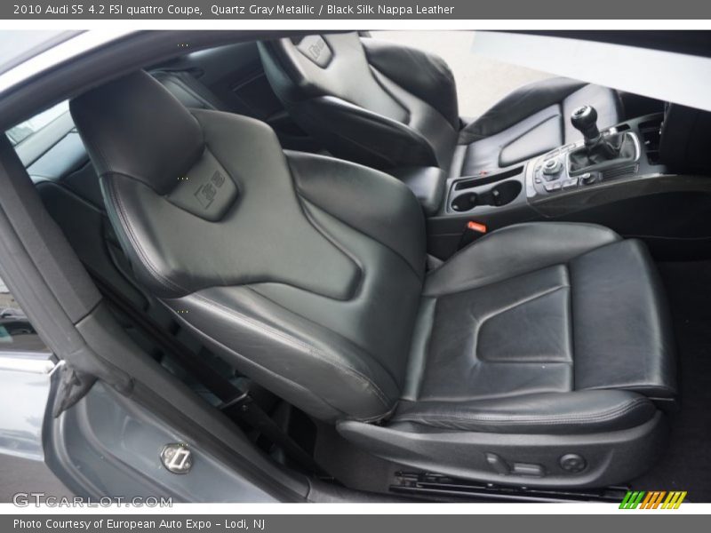 Quartz Gray Metallic / Black Silk Nappa Leather 2010 Audi S5 4.2 FSI quattro Coupe