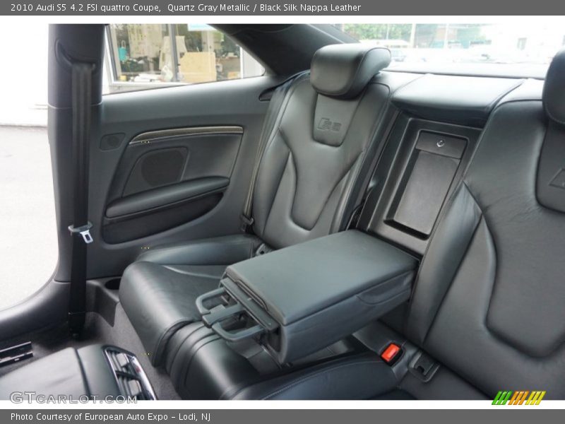 Quartz Gray Metallic / Black Silk Nappa Leather 2010 Audi S5 4.2 FSI quattro Coupe