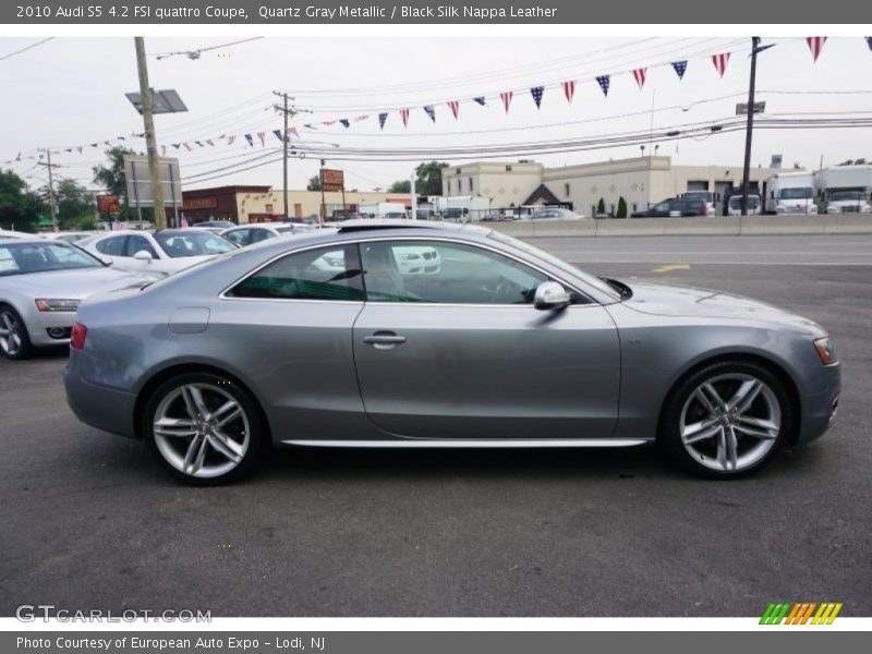 Quartz Gray Metallic / Black Silk Nappa Leather 2010 Audi S5 4.2 FSI quattro Coupe