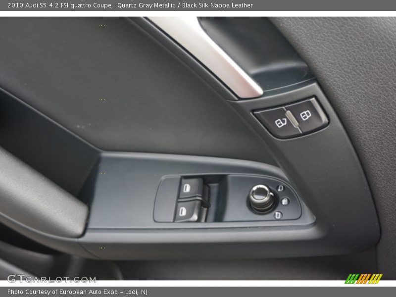 Quartz Gray Metallic / Black Silk Nappa Leather 2010 Audi S5 4.2 FSI quattro Coupe