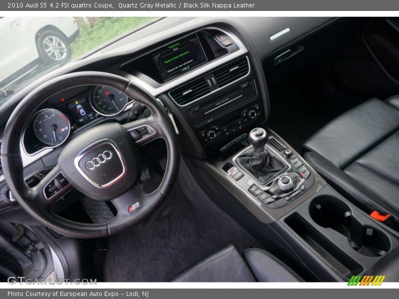 Quartz Gray Metallic / Black Silk Nappa Leather 2010 Audi S5 4.2 FSI quattro Coupe