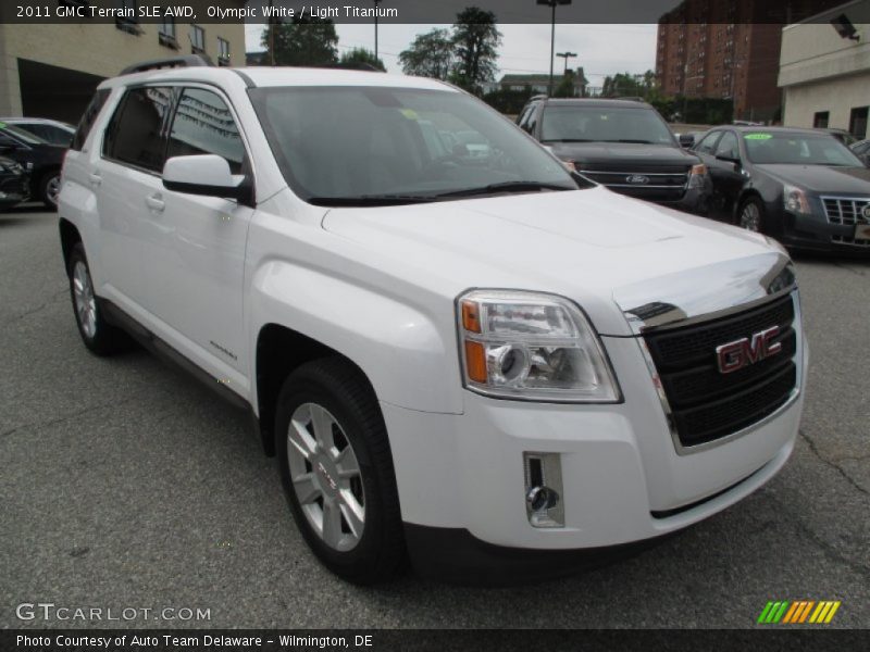 Olympic White / Light Titanium 2011 GMC Terrain SLE AWD