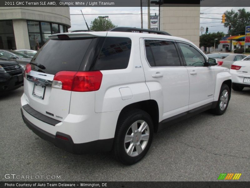 Olympic White / Light Titanium 2011 GMC Terrain SLE AWD