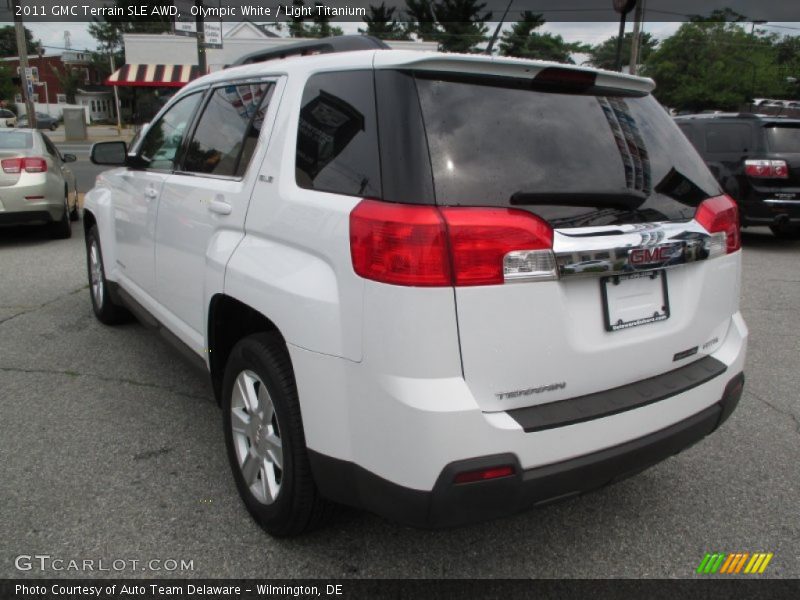 Olympic White / Light Titanium 2011 GMC Terrain SLE AWD