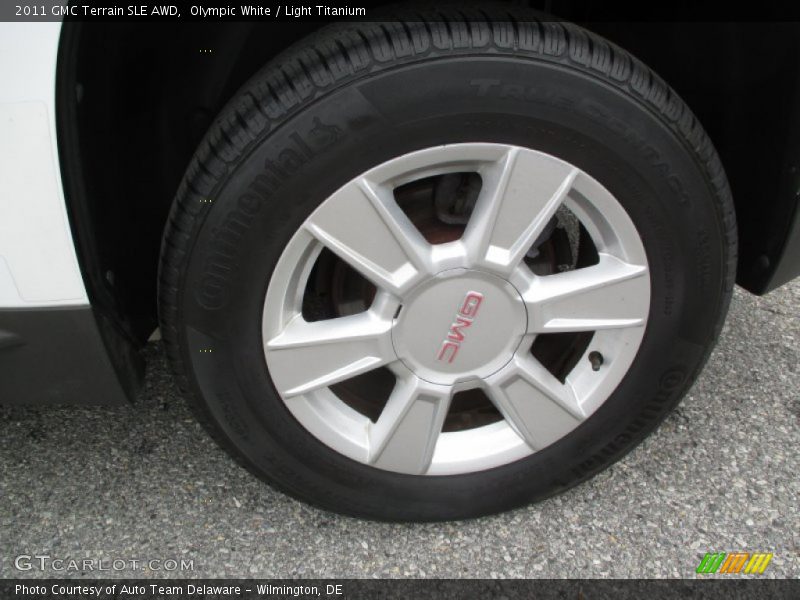 Olympic White / Light Titanium 2011 GMC Terrain SLE AWD